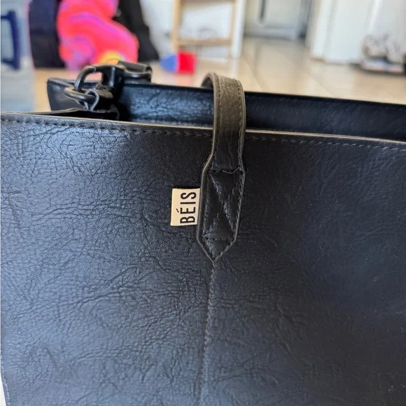 BEIS Black Work Tote - Picture 3 of 10